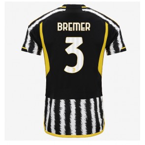 Maillot de foot Juventus Gleison Bremer #3 Domicile 2023-24 Manches Courte